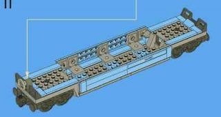 LEGO MAERSK TRAIN FLATBED WAGON 10219 NEW (INTRNTNL SHIPPING)