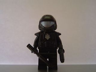 Lego HALO Black ODST Orbital Drop Shock Trooper Elite Soldier MINIFIG 