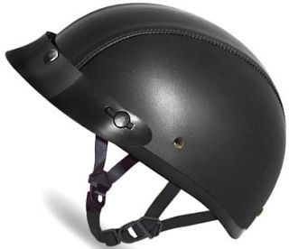 dot leather motorcycle helmet