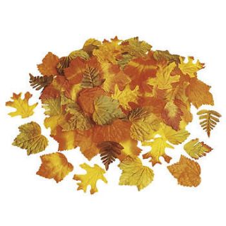 250 pc FALL LEAVES AUTUMN WEDDING DECORATIONS