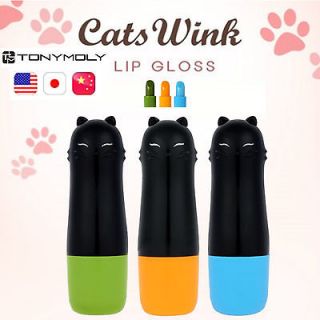   Cats Chu Wink Crazy Tint Lip Gloss Stick Crazy Green/Yellow/B​lue
