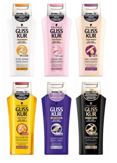 Schwarzkopf Gliss Kur Shampoo   6 Different Styles   8.5 fl.oz 