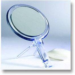 1x & 7x MAGNIFYING TWO SIDED HAND HELD/ VANITY MIRROR   GREAT FOR 
