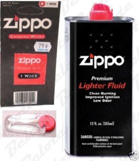 Zippo Gift Set, 12 oz Fluid, Wick & Flint ACCESSORIES