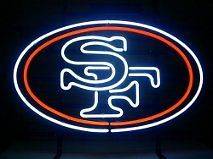 NEW NFL SAN FRANCISCO 49ERS FOOTBALL REAL NEON LIGHT BEER BAR PUB SIGN