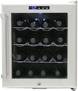   Wine Cooler Refrigerator, 16 Bottle Chiller, Cellar Fridge w/ Lock