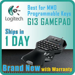 NEW* Logitech G13 Advanced Gameboard Mouse USB  Best for Online MMO 