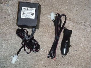 MAGLITE MAG LITE:12 VOLT & 110VOLT POWER PACKS /CHARGERS HOME AND CAR