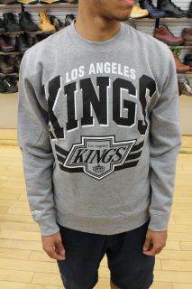 Los Angeles Kings Placid Grey Jet Black Authentic Mitchell & Ness 