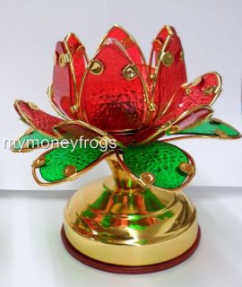   Oriental Altar Light Table Desk LOTUS Flower Lantern Buddhist Lamp