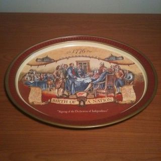   BEER TRAY BIRTH OF A NATION MADE IN BRAZIL DECLARATION OF INDEPENDENCE