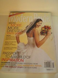 2001 MODERN BRIDE Magazine 966 pages WEDDING DRESSES Bridesmaids 