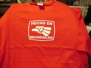 shirt XL Hecho En Michoacan in Made Mexico Mexican