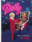 1979 Bally DOLLY PARTON Pinball Machine Backglass No Reserve
