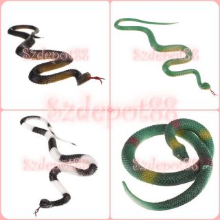   or Rubber Vivid Looks Pretend Snake Toy Jump Trick Prop Party Favor