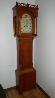 Antique Early 1800s Grandfather Clock. With Handmade Mechanism