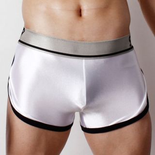 New Sexy Mens Sports Running Nylon Comfy Underwear Boxers Briefs 