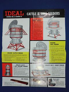  & Hog Feeder Ad National Manufacturing & Stamping Co Jefferson IA