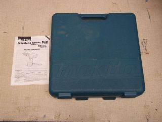 MAKITA BLUE PLASTIC CARRYING CASE FOR CORDLESS DRIVER DRILL 8244472