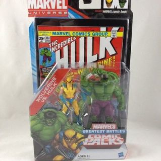 Wolverine vs Incredible Hulk 181 Marvel Universe Greatest Comic Pack 