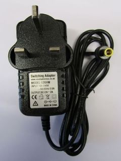 Makita BMR100 BMR100 Site Radio Mains 12V UK Plug AC DC Adaptor Power 