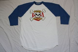 New Coal Chamber Skull n Bones X Large Raglan Baseball Jersey T shirt