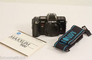 Minolta Maxxum 7000 35mm SLR Film Camera Body Only With Manual