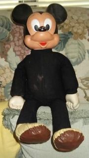 VTG 1960s MARCHING MICKEY MOUSE Plush Doll Figure Hasbro Disney GC