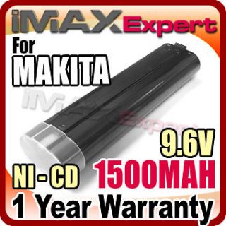 Replacement Battery For Makita 9.6V 1500mAh NiCd 9000 9033 632007 4 