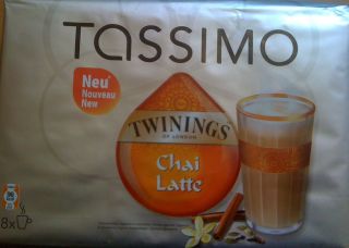 NEW   TASSIMO T Discs CHAI LATTE Twinings of London