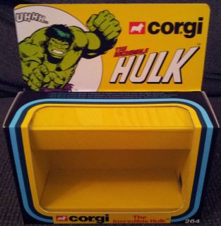 corgi toys 264 the incredible hulk repro box with inner only