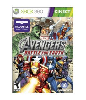   Xbox 360 Marvel Avengers Battle For Earth Kinect New Iron Man Hulk