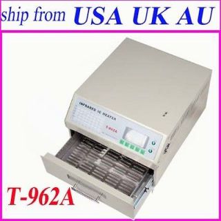 1500W T962A SMD BGA INFRARED IC HEATER REFLOW OVEN MACHINE300X320 MM 