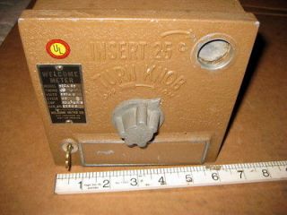   , VINTAGE, COIN OPERATED, WELCOME METER, COMPLETE WITH ORIGINAL KEYS