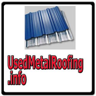 Used Metal Roofing.info HOME CONSTRUCTION/STEEL/CORRUGATED/PANELS 
