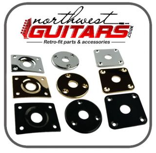 Universal Metal Electric Guitar Jack Plate   With Screws included