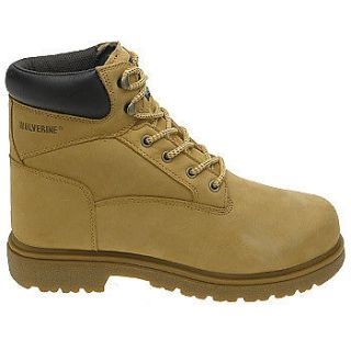 Wolverine Mens Cheyenne Work Boots, TAN (See Tab for ALL Sizes)