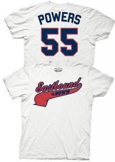   & Down Kenny Powers 55 T shirt Baseball Danny McBride costume shirts