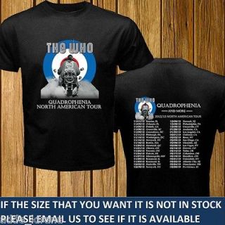 The Who Rock Quadrophenia 2012 2013 tour date cd Album Music T Shirt S 