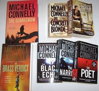 Nice lot of 7 MICHAEL CONNELLY BOOKS   The Brass Verdict, Scarecrow 