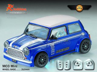 10 Mini Cooper Transparent RC R/c On Road Racing DRIFT Car Body 
