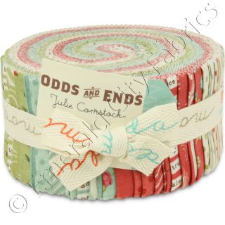 Moda Odds & Ends Jelly Roll 40 2.5x44 Cotton Quilt Quilting Fabric 