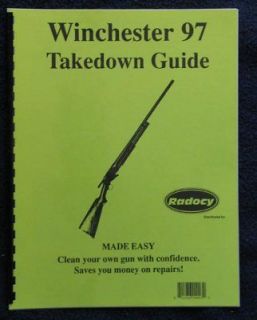 Winchester Model 97 Rifles Takedown Guide Radocy Assy.