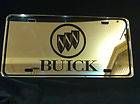 BUICK clear mirror license plate BLACK color SUPERB FREE WORLDWIDE 