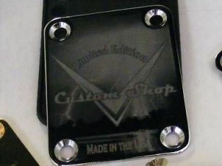 Custom Shop 7 Engraved Guitar Neck Plate Fender Tele