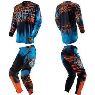   Mayhem Crypt Orange sz 34 MX Dirt Bike Riding Gear Jersey Pants Combo