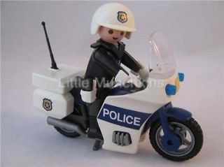 Playmobil Motorbike & figure set NEW extra figure police/city themes