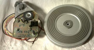 Vintage BSR 8 4 Speed Turntable And Motor   Replacement Part   NEW