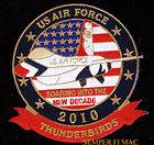 2010 US AIR FORCE THUNDERBIRDS USAF PATCH NELLIS AFB