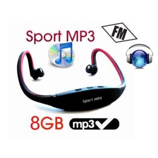 color choice New 8GB USB Sports Headset  Music Player & Memory 